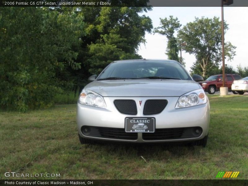 Liquid Silver Metallic / Ebony 2006 Pontiac G6 GTP Sedan