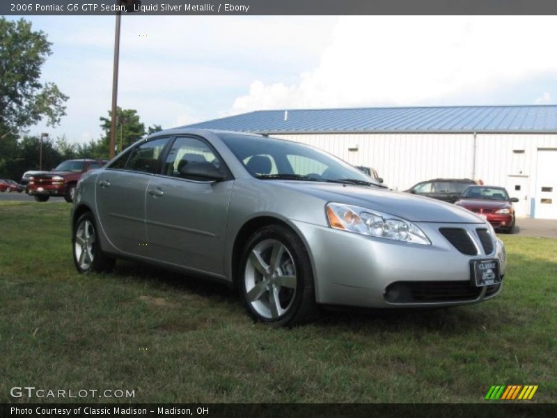 Liquid Silver Metallic / Ebony 2006 Pontiac G6 GTP Sedan