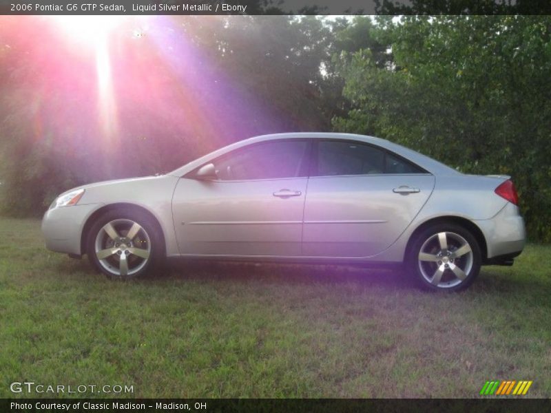 Liquid Silver Metallic / Ebony 2006 Pontiac G6 GTP Sedan
