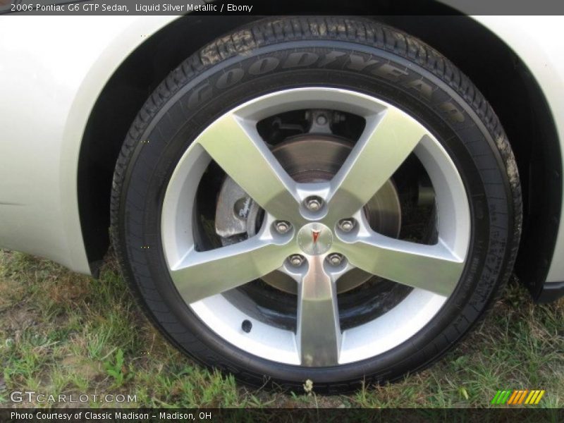 Liquid Silver Metallic / Ebony 2006 Pontiac G6 GTP Sedan