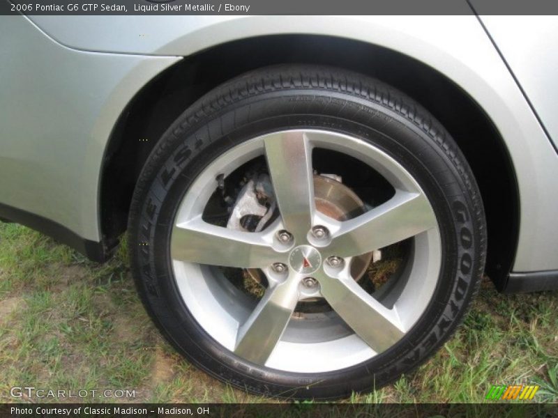 Liquid Silver Metallic / Ebony 2006 Pontiac G6 GTP Sedan