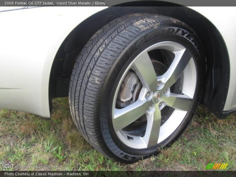 Liquid Silver Metallic / Ebony 2006 Pontiac G6 GTP Sedan