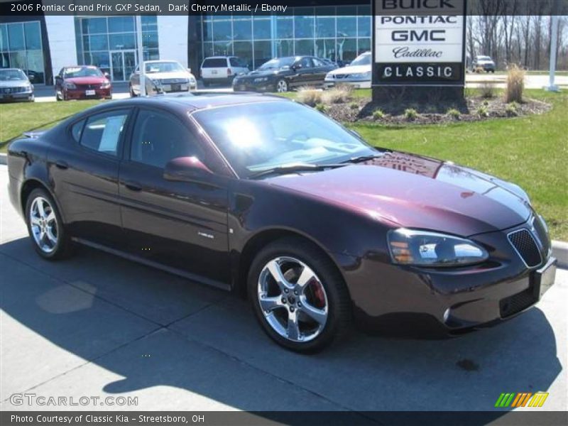 Dark Cherry Metallic / Ebony 2006 Pontiac Grand Prix GXP Sedan