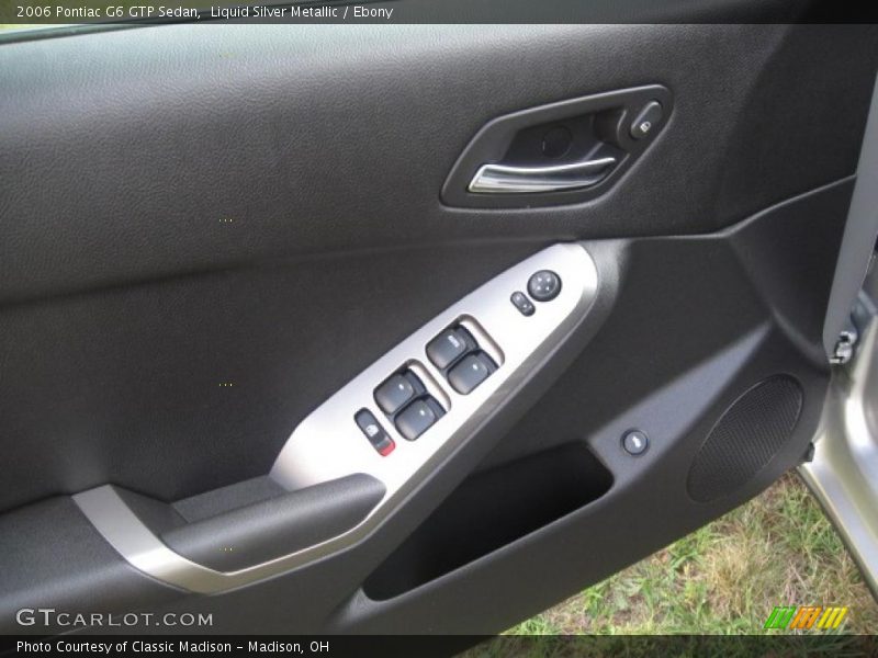 Liquid Silver Metallic / Ebony 2006 Pontiac G6 GTP Sedan
