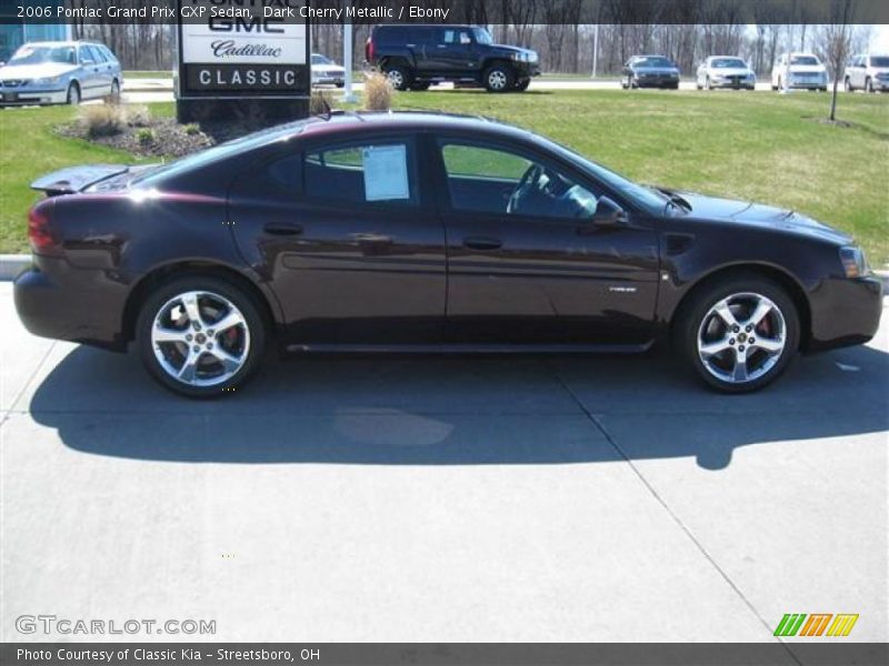 Dark Cherry Metallic / Ebony 2006 Pontiac Grand Prix GXP Sedan