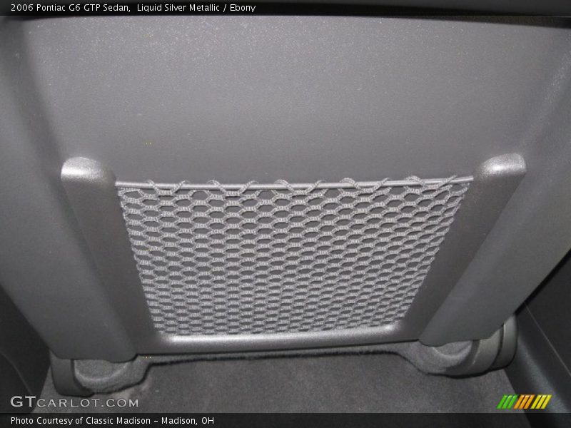 Liquid Silver Metallic / Ebony 2006 Pontiac G6 GTP Sedan