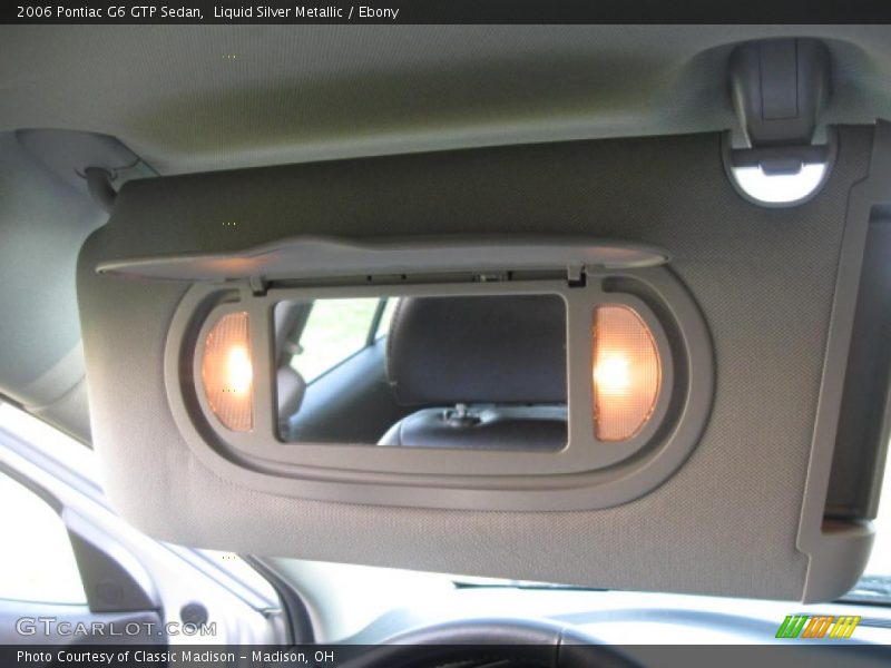 Liquid Silver Metallic / Ebony 2006 Pontiac G6 GTP Sedan