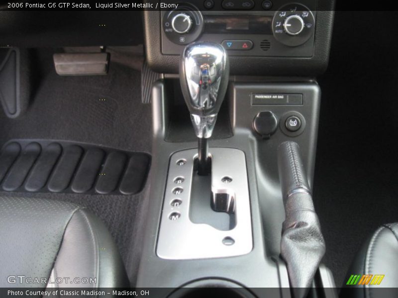 Liquid Silver Metallic / Ebony 2006 Pontiac G6 GTP Sedan