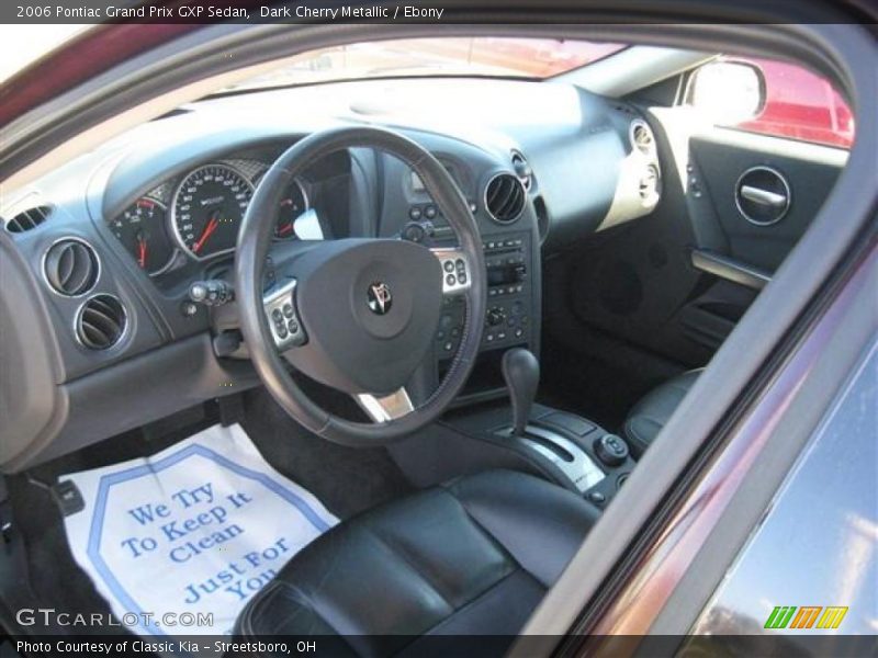 Dark Cherry Metallic / Ebony 2006 Pontiac Grand Prix GXP Sedan