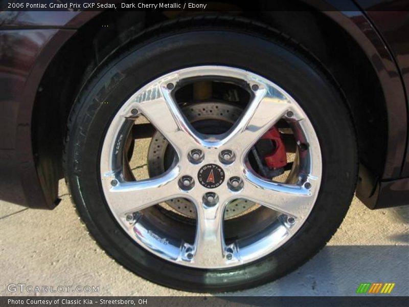 Dark Cherry Metallic / Ebony 2006 Pontiac Grand Prix GXP Sedan