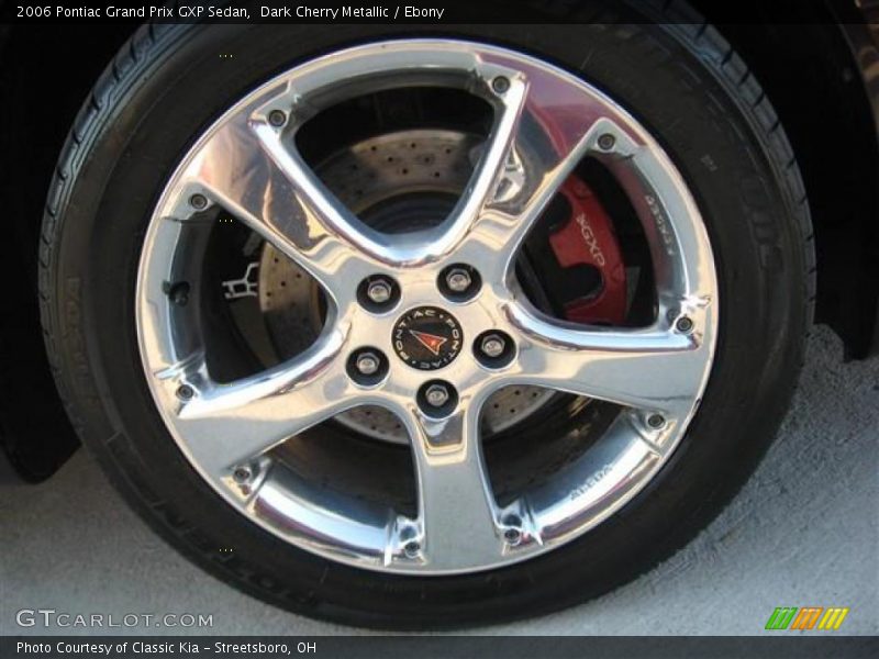 Dark Cherry Metallic / Ebony 2006 Pontiac Grand Prix GXP Sedan