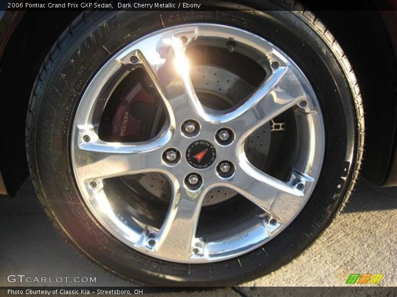 Dark Cherry Metallic / Ebony 2006 Pontiac Grand Prix GXP Sedan