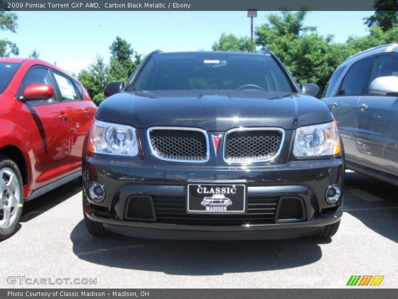 Carbon Black Metallic / Ebony 2009 Pontiac Torrent GXP AWD