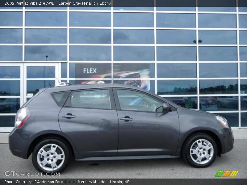 Carbon Gray Metallic / Ebony 2009 Pontiac Vibe 2.4 AWD