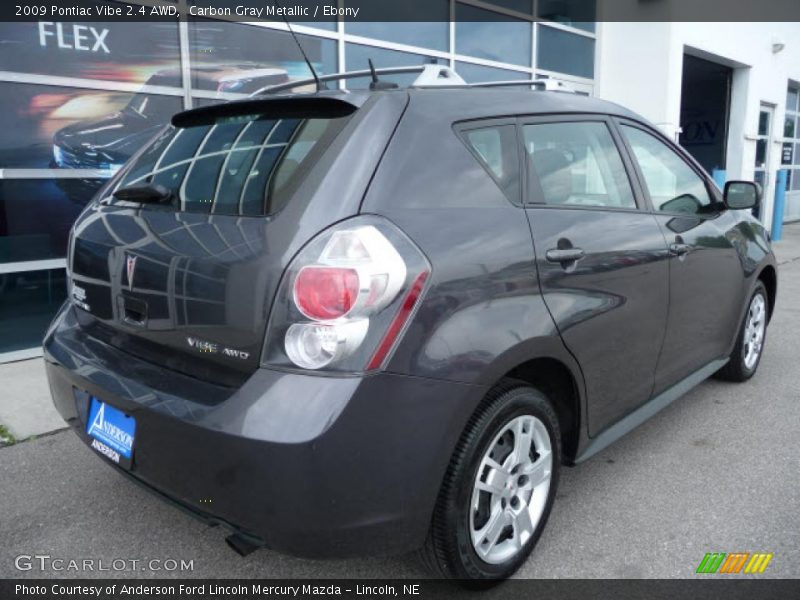Carbon Gray Metallic / Ebony 2009 Pontiac Vibe 2.4 AWD
