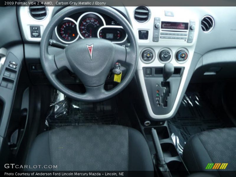 Carbon Gray Metallic / Ebony 2009 Pontiac Vibe 2.4 AWD