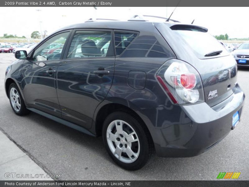 Carbon Gray Metallic / Ebony 2009 Pontiac Vibe 2.4 AWD