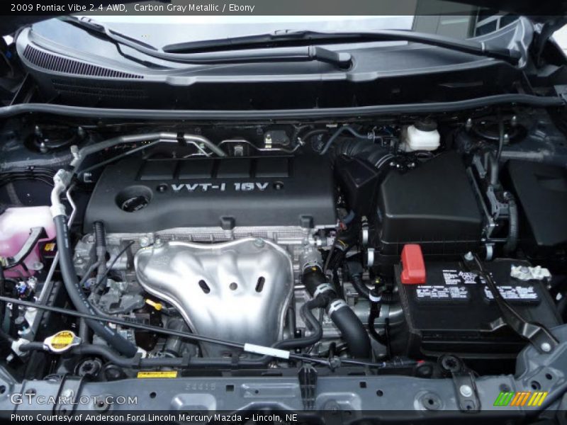 Carbon Gray Metallic / Ebony 2009 Pontiac Vibe 2.4 AWD