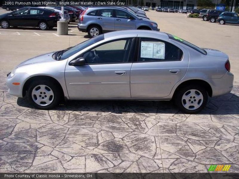 Bright Silver Metallic / Dark Slate Gray 2001 Plymouth Neon Highline
