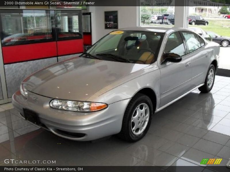 Silvermist / Pewter 2000 Oldsmobile Alero GX Sedan