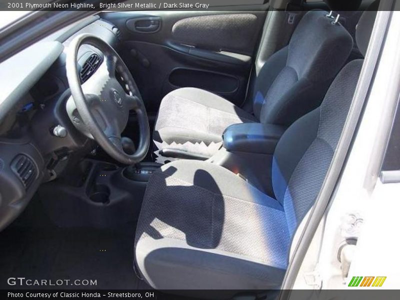 Bright Silver Metallic / Dark Slate Gray 2001 Plymouth Neon Highline