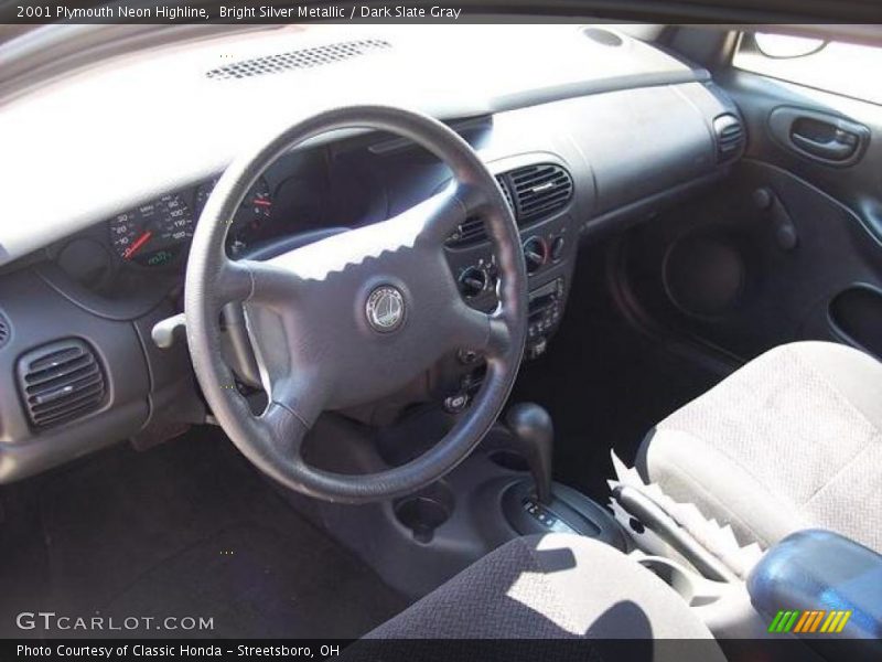 Bright Silver Metallic / Dark Slate Gray 2001 Plymouth Neon Highline
