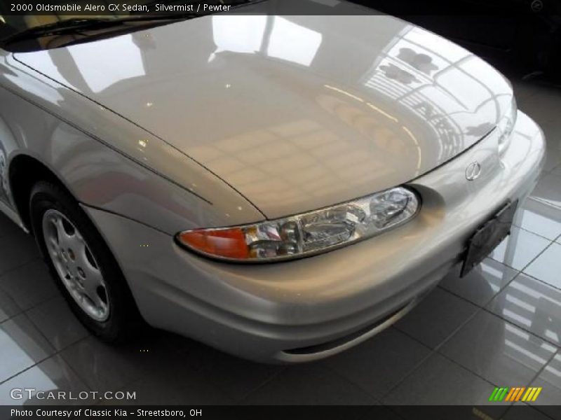 Silvermist / Pewter 2000 Oldsmobile Alero GX Sedan