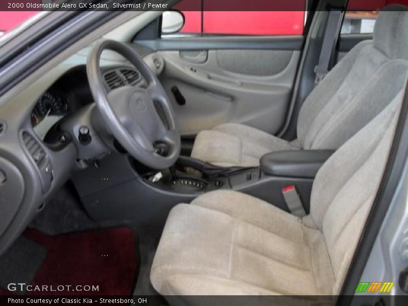 Silvermist / Pewter 2000 Oldsmobile Alero GX Sedan