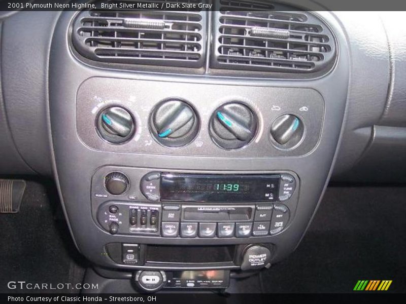 Bright Silver Metallic / Dark Slate Gray 2001 Plymouth Neon Highline