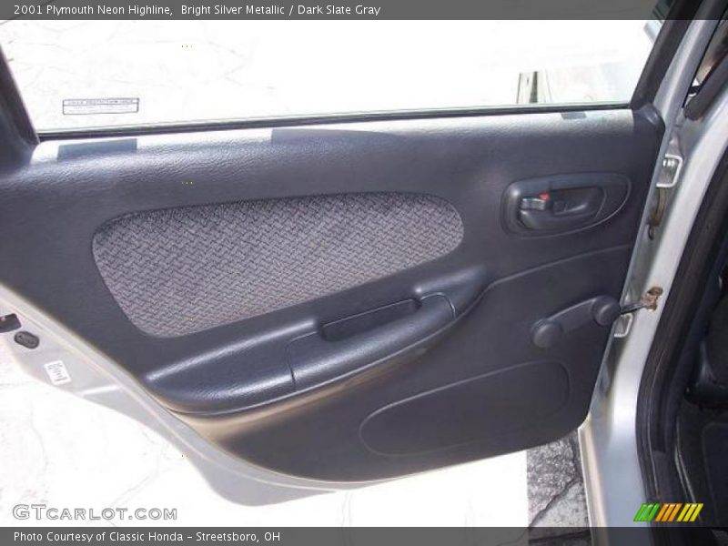 Bright Silver Metallic / Dark Slate Gray 2001 Plymouth Neon Highline
