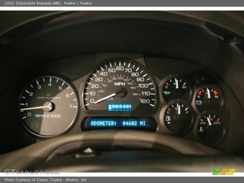Pewter / Pewter 2002 Oldsmobile Bravada AWD