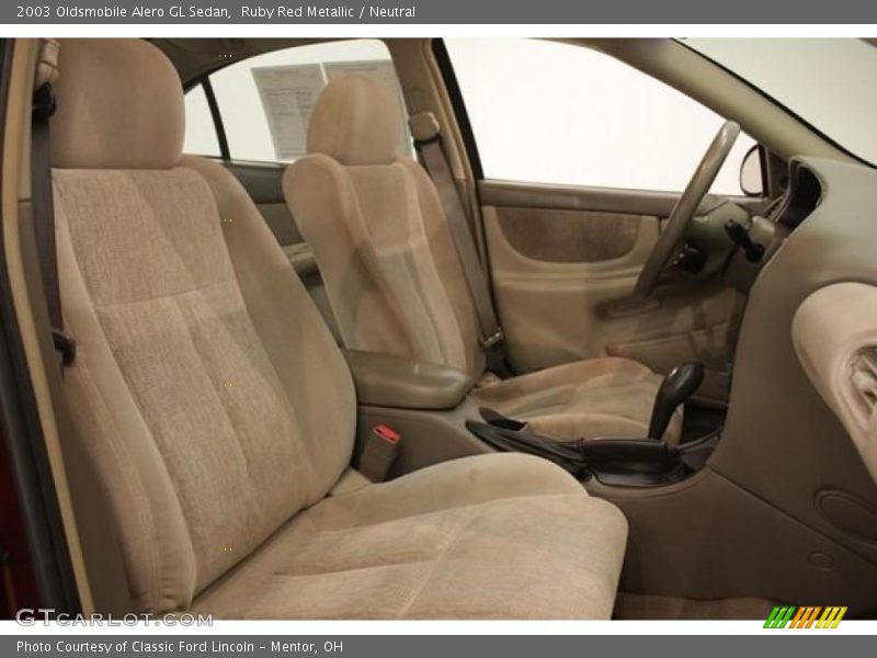 Ruby Red Metallic / Neutral 2003 Oldsmobile Alero GL Sedan