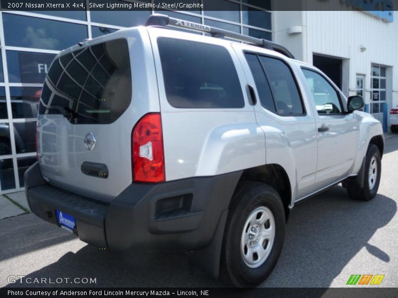 Silver Lightning Metallic / Steel/Graphite 2007 Nissan Xterra X 4x4
