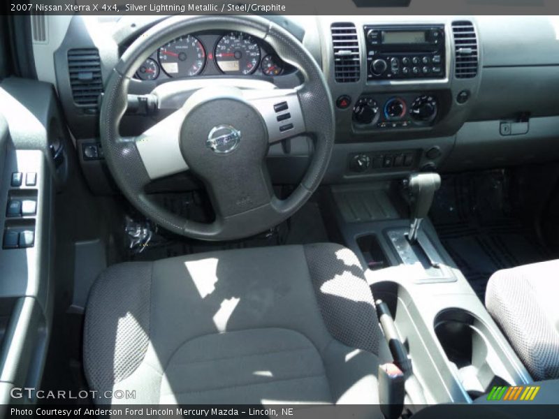 Silver Lightning Metallic / Steel/Graphite 2007 Nissan Xterra X 4x4