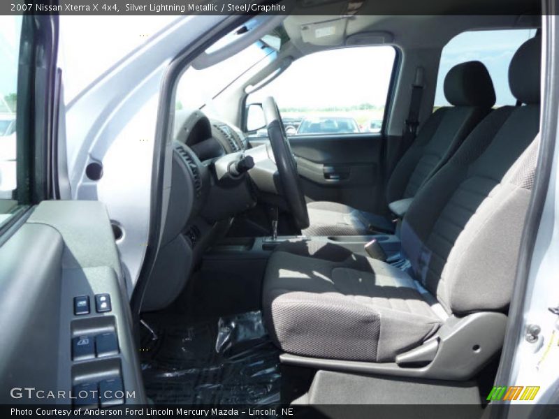 Silver Lightning Metallic / Steel/Graphite 2007 Nissan Xterra X 4x4