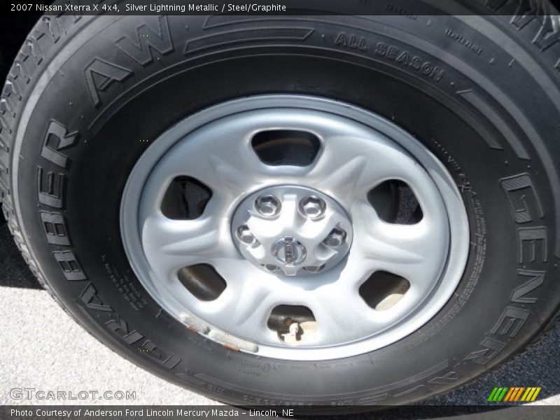 Silver Lightning Metallic / Steel/Graphite 2007 Nissan Xterra X 4x4