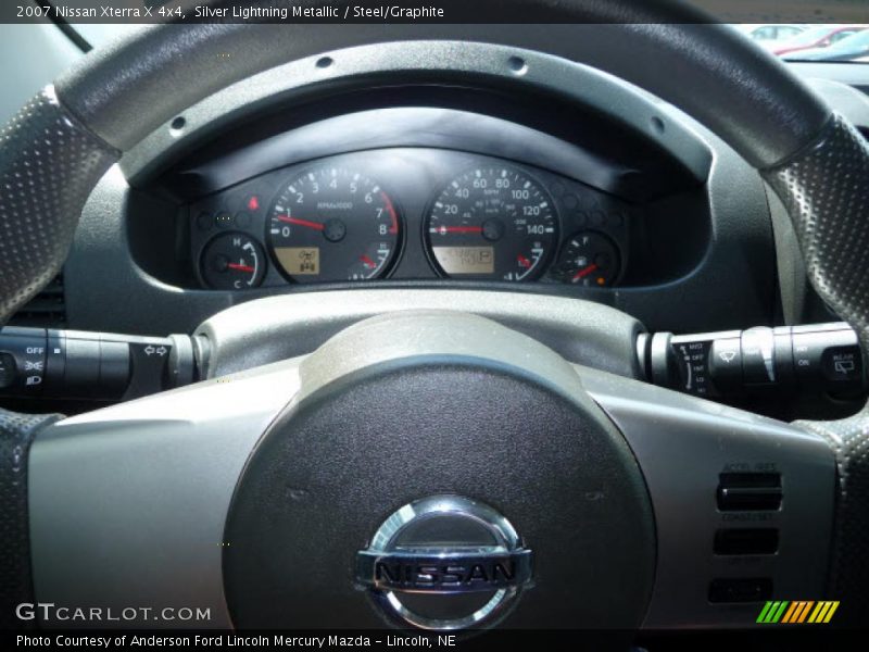 Silver Lightning Metallic / Steel/Graphite 2007 Nissan Xterra X 4x4