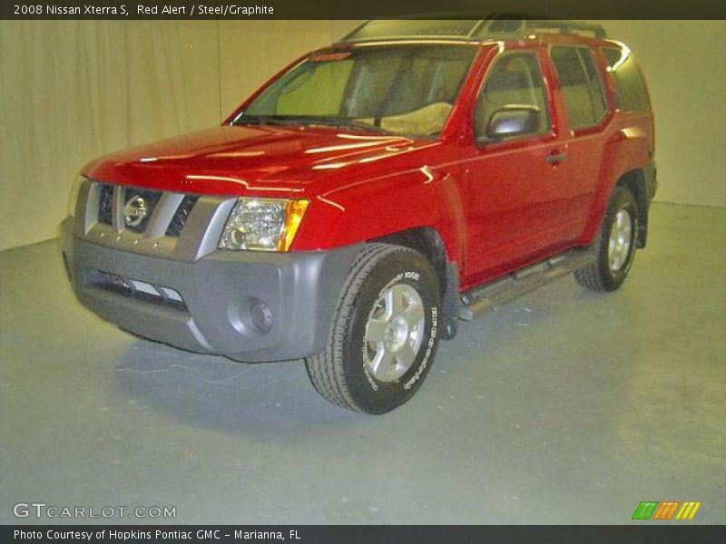Red Alert / Steel/Graphite 2008 Nissan Xterra S