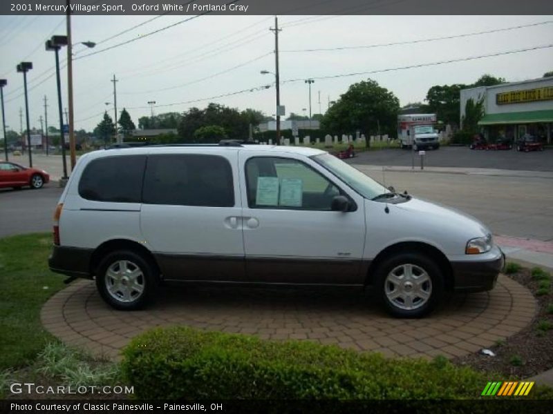 Oxford White / Portland Gray 2001 Mercury Villager Sport