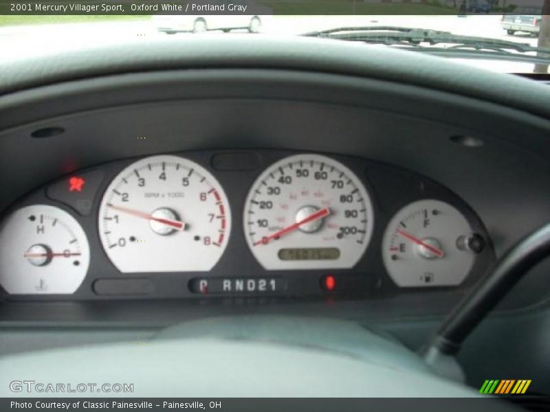 Oxford White / Portland Gray 2001 Mercury Villager Sport