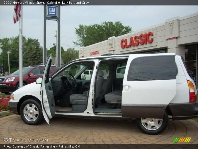 Oxford White / Portland Gray 2001 Mercury Villager Sport