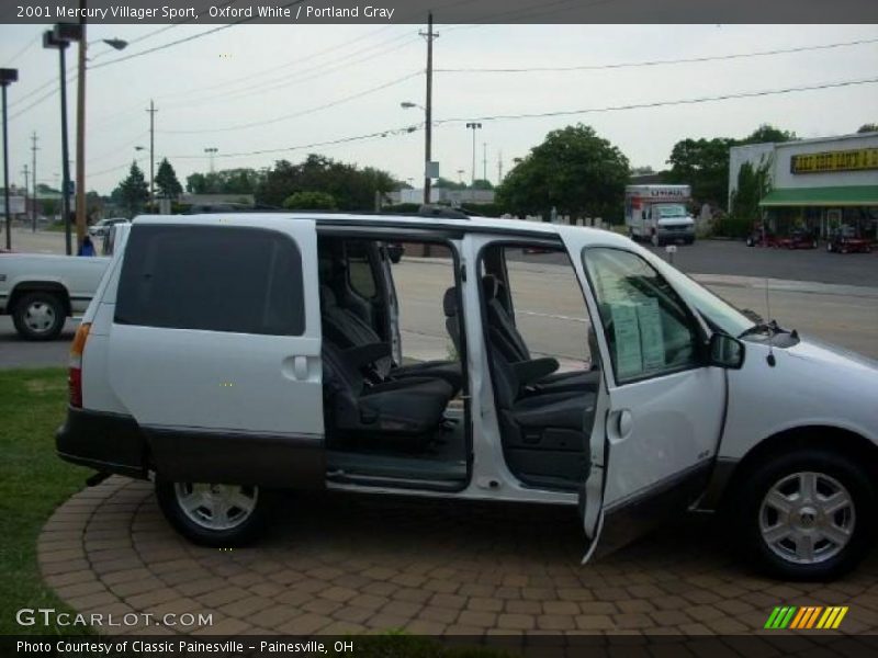 Oxford White / Portland Gray 2001 Mercury Villager Sport