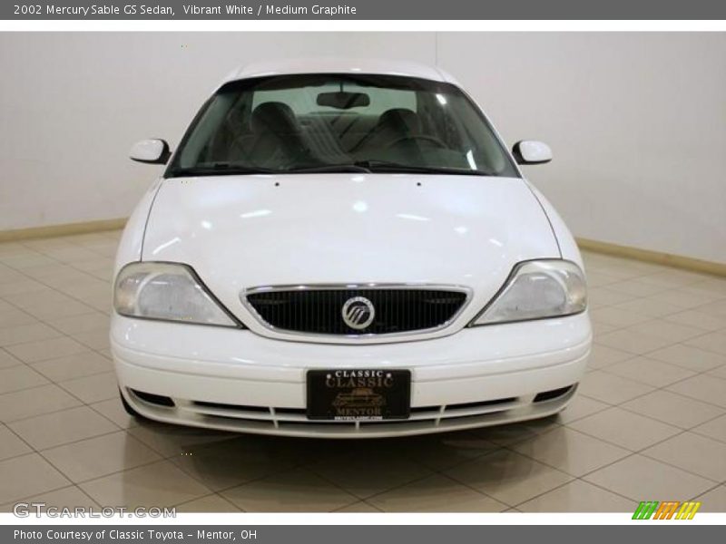Vibrant White / Medium Graphite 2002 Mercury Sable GS Sedan