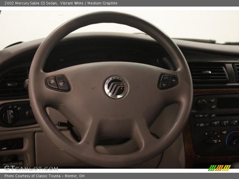 Vibrant White / Medium Graphite 2002 Mercury Sable GS Sedan