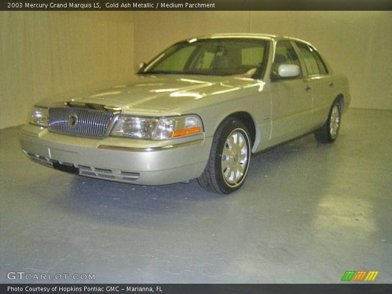 Gold Ash Metallic / Medium Parchment 2003 Mercury Grand Marquis LS