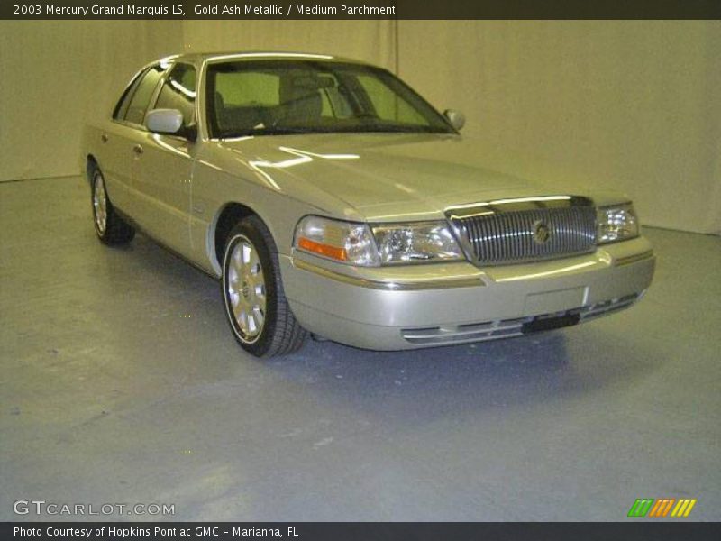 Gold Ash Metallic / Medium Parchment 2003 Mercury Grand Marquis LS