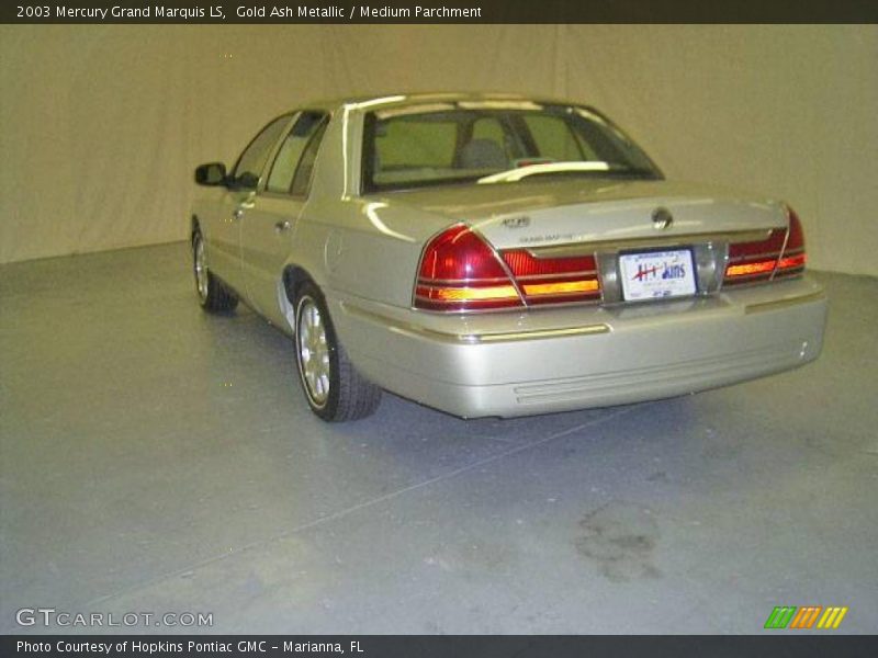 Gold Ash Metallic / Medium Parchment 2003 Mercury Grand Marquis LS