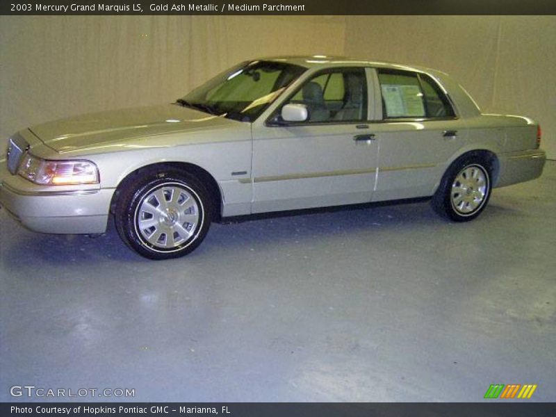 Gold Ash Metallic / Medium Parchment 2003 Mercury Grand Marquis LS