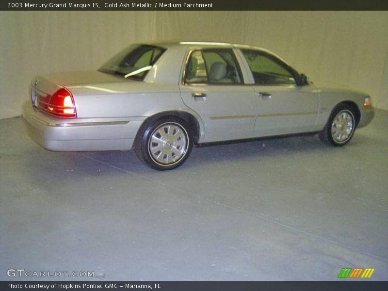 Gold Ash Metallic / Medium Parchment 2003 Mercury Grand Marquis LS