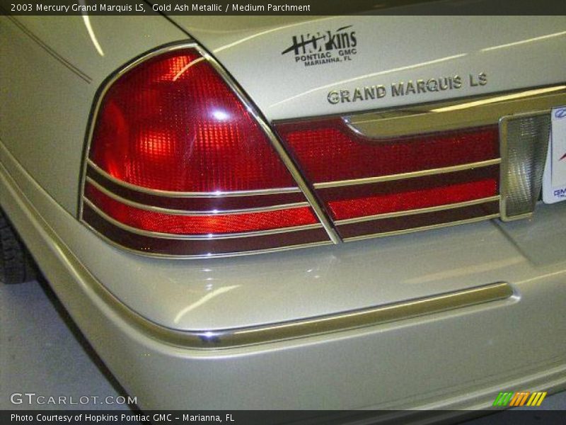 Gold Ash Metallic / Medium Parchment 2003 Mercury Grand Marquis LS